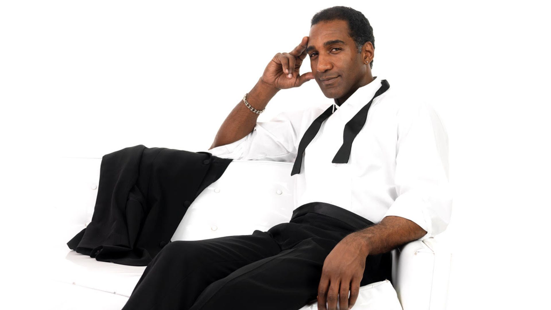 Norm Lewis in Santa gear